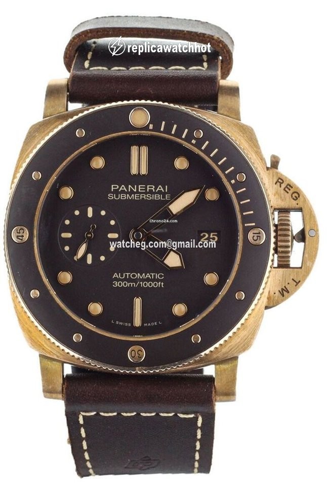 Panerai Luminor Submersible Mens watch Unisex Automatic Bronze PAM968