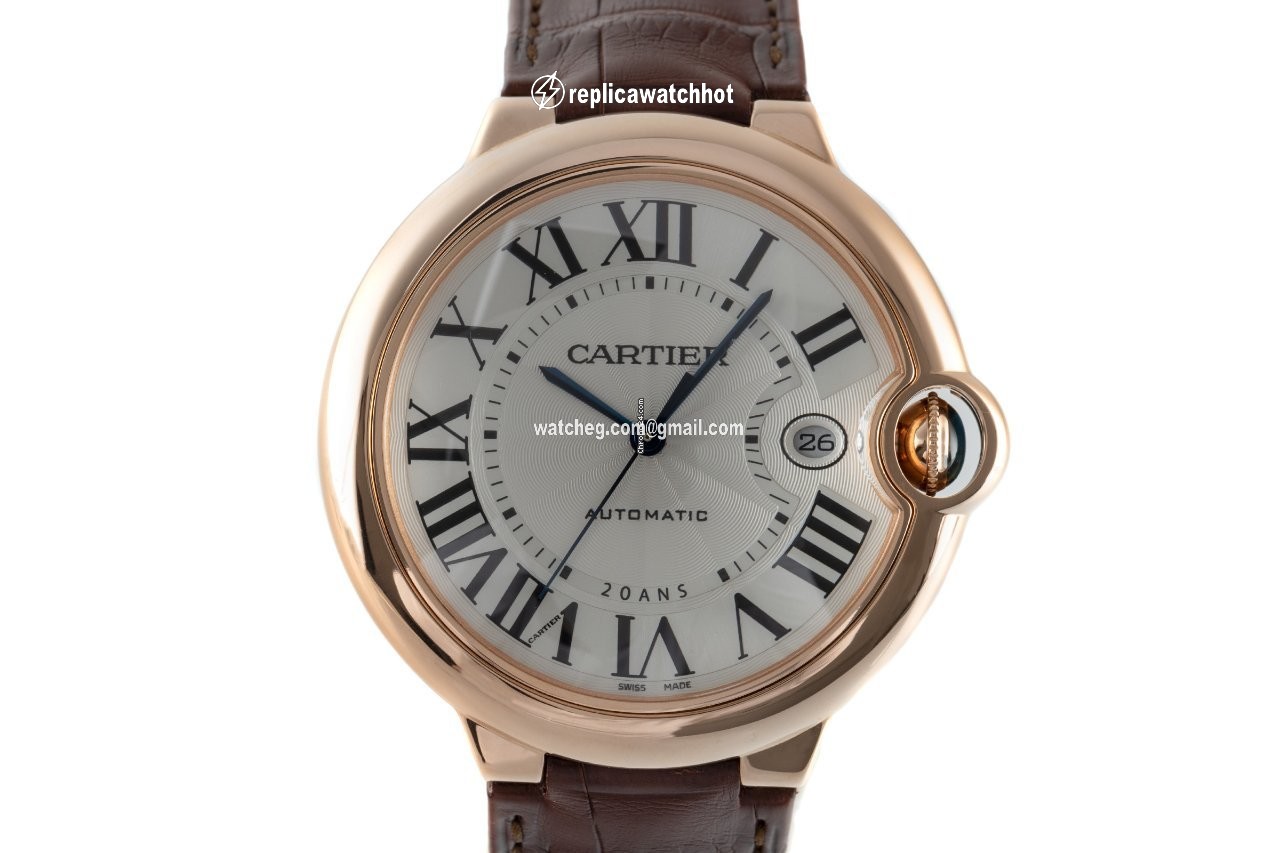 Cartier Ballon Bleu Mens watch Unisex Automatic Red gold 3941