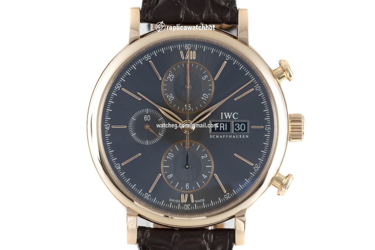 IWC Portofino Chronograph Mens watch Unisex Automatic Red gold IW391021