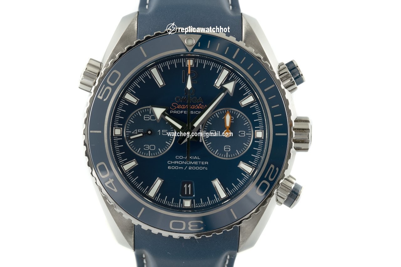 Omega Seamaster Planet Ocean Chronograph Mens watch Unisex Automatic Titanium 232.92.46.51.03.001