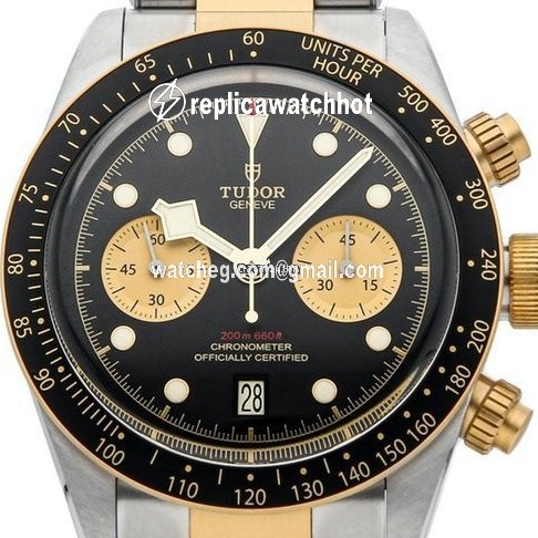 Tudor Black Bay Chrono Mens watch Unisex Automatic Gold Steel M79363N-0001