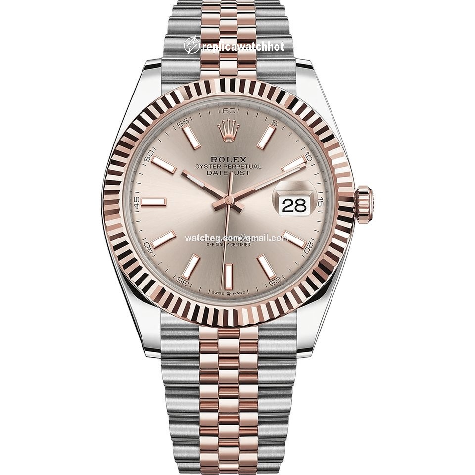 Rolex Datejust 41 Mens watch Unisex Gold Steel Automatic 126331-0010