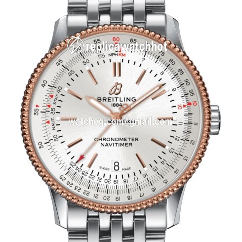 Breitling Navitimer Mens watch Unisex Automatic Gold Steel U17326211G1A1