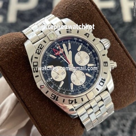 Breitling Chronomat 44 GMT Mens watch Unisex Automatic Steel AB042011 BB56
