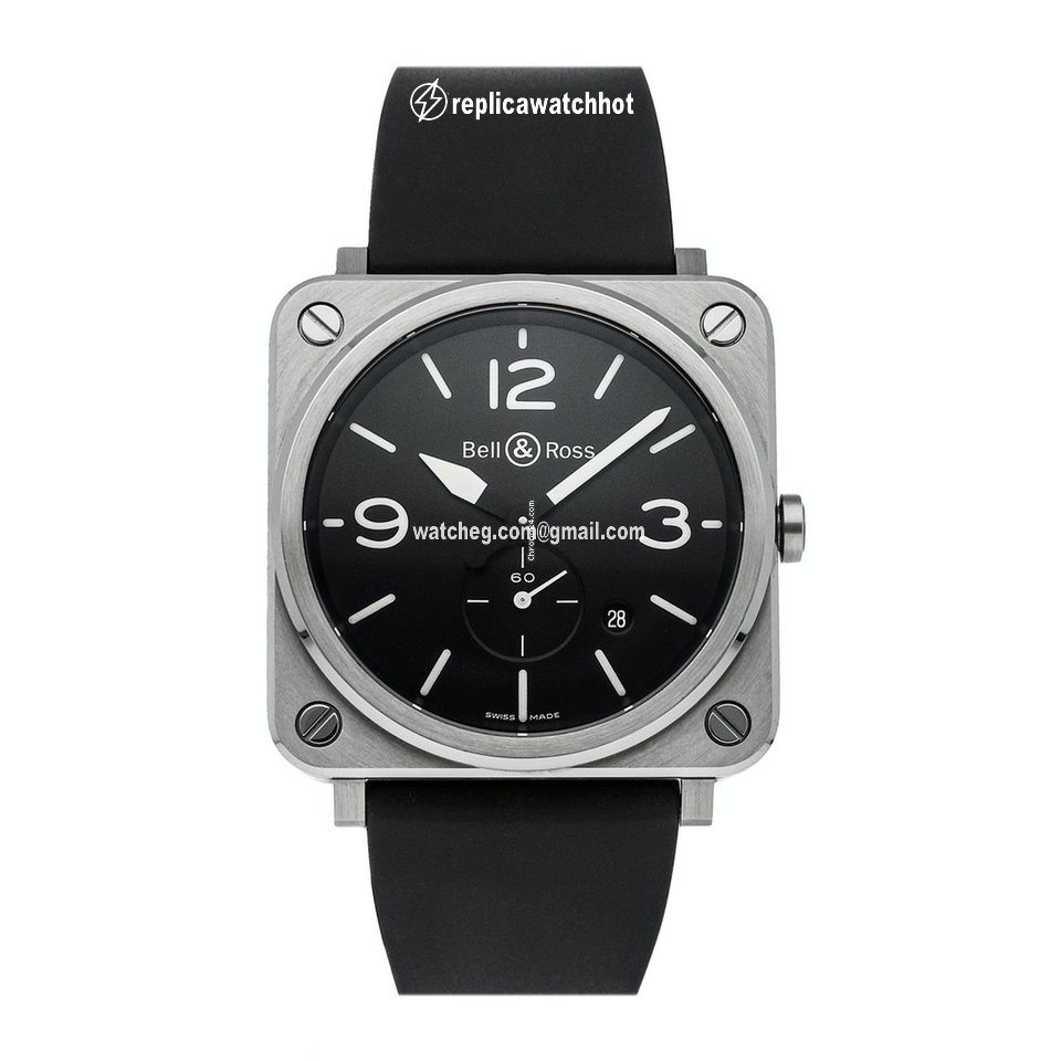 Bell & Ross BR S Mens watch Unisex Quartz Steel BRS-BLC-ST