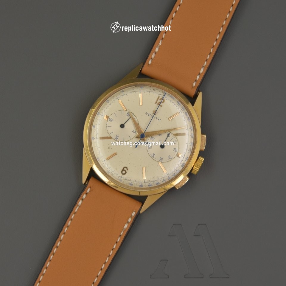 Zenith Mens watch Unisex Manual winding Yellow gold 19522