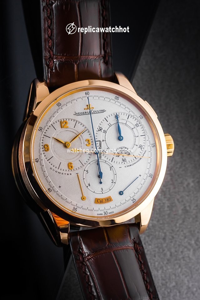 Jaeger-LeCoultre Duometre Mens watch Unisex Manual winding Rose gold 600.2.28.S