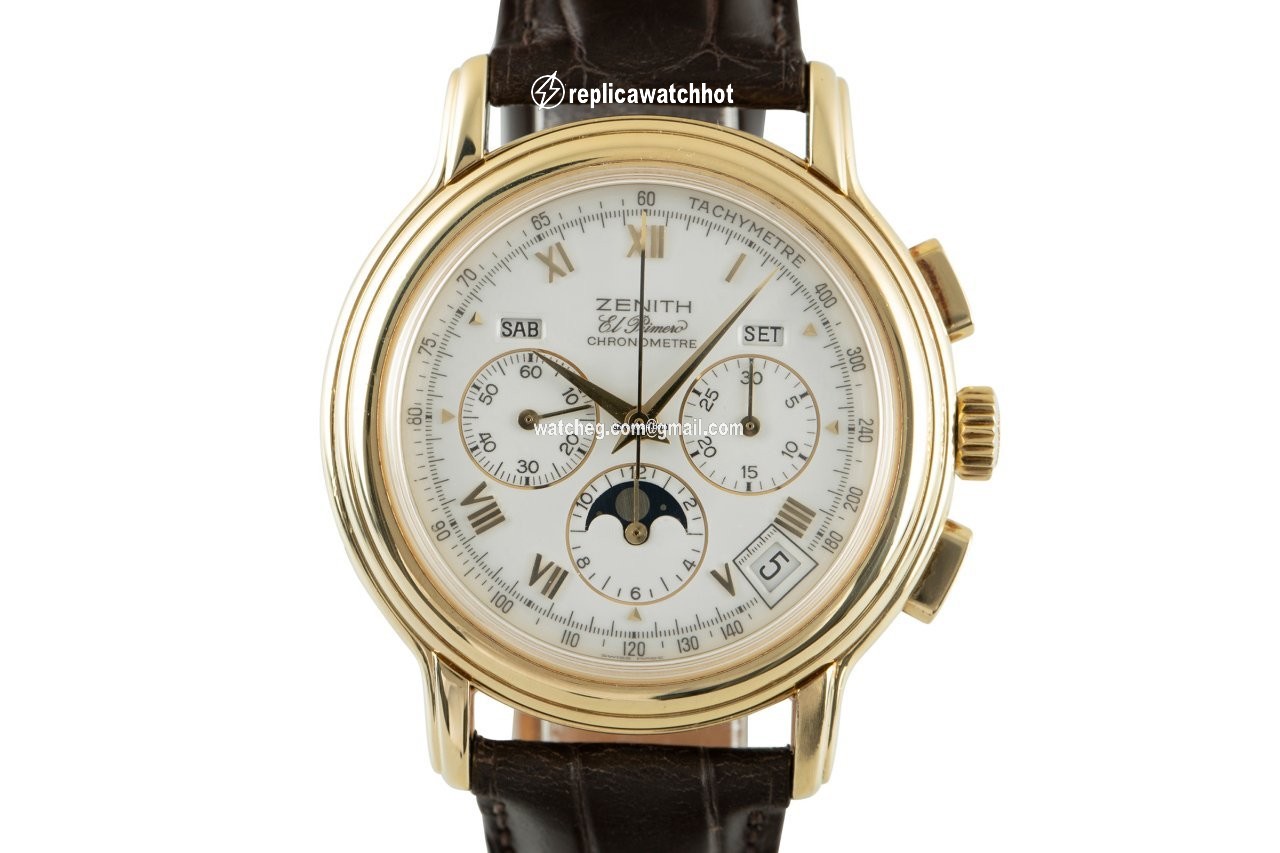 Zenith El Primero Mens watch Unisex Automatic Yellow gold 14 30.0240.410