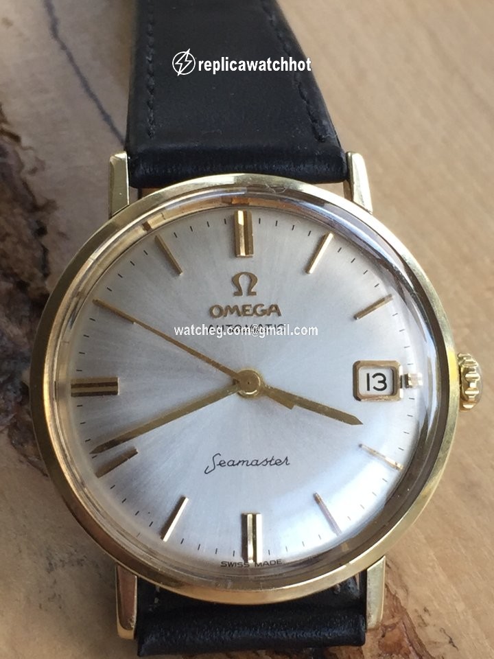 Omega Seamaster Mens watch Unisex Automatic Gold Steel 14770