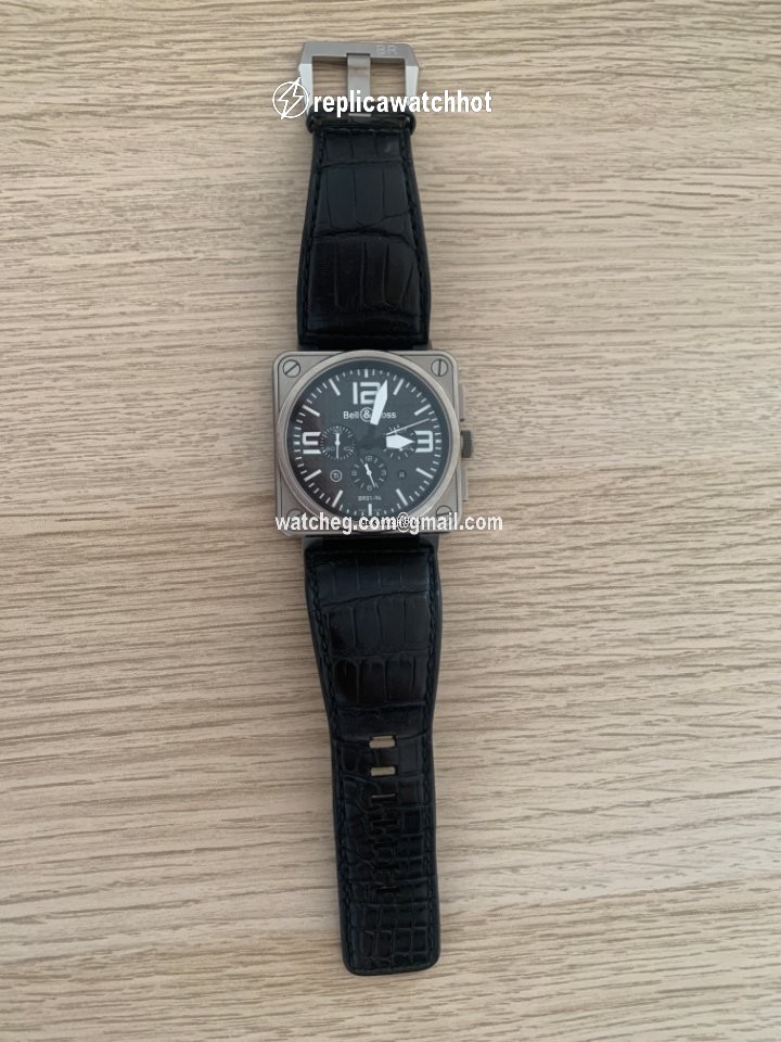 Bell & Ross BR 01-94 Chronographe Mens watch Unisex Automatic Titanium BR01-94-Titanium