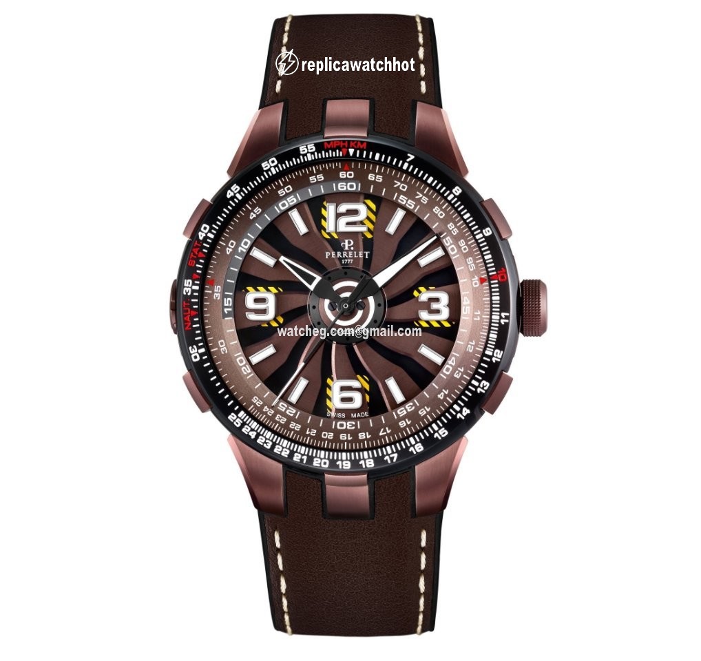 Perrelet Turbine Pilot Automatic Steel A1094 1A