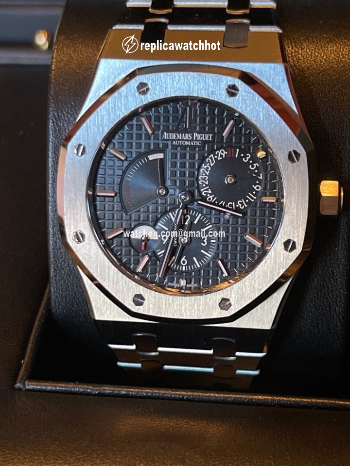 Audemars Piguet Royal Oak Dual Time Mens watch Unisex Automatic Steel 26120ST.OO.1220ST.02
