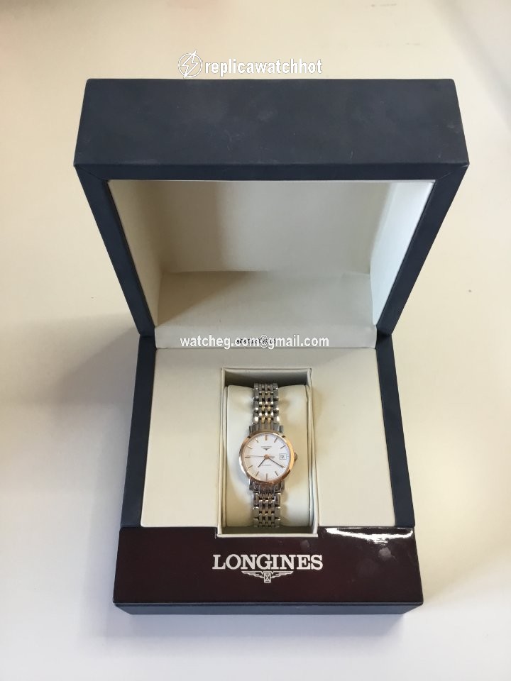 Longines Elegant Womens watch Automatic Gold Steel L4.309.5.12.7
