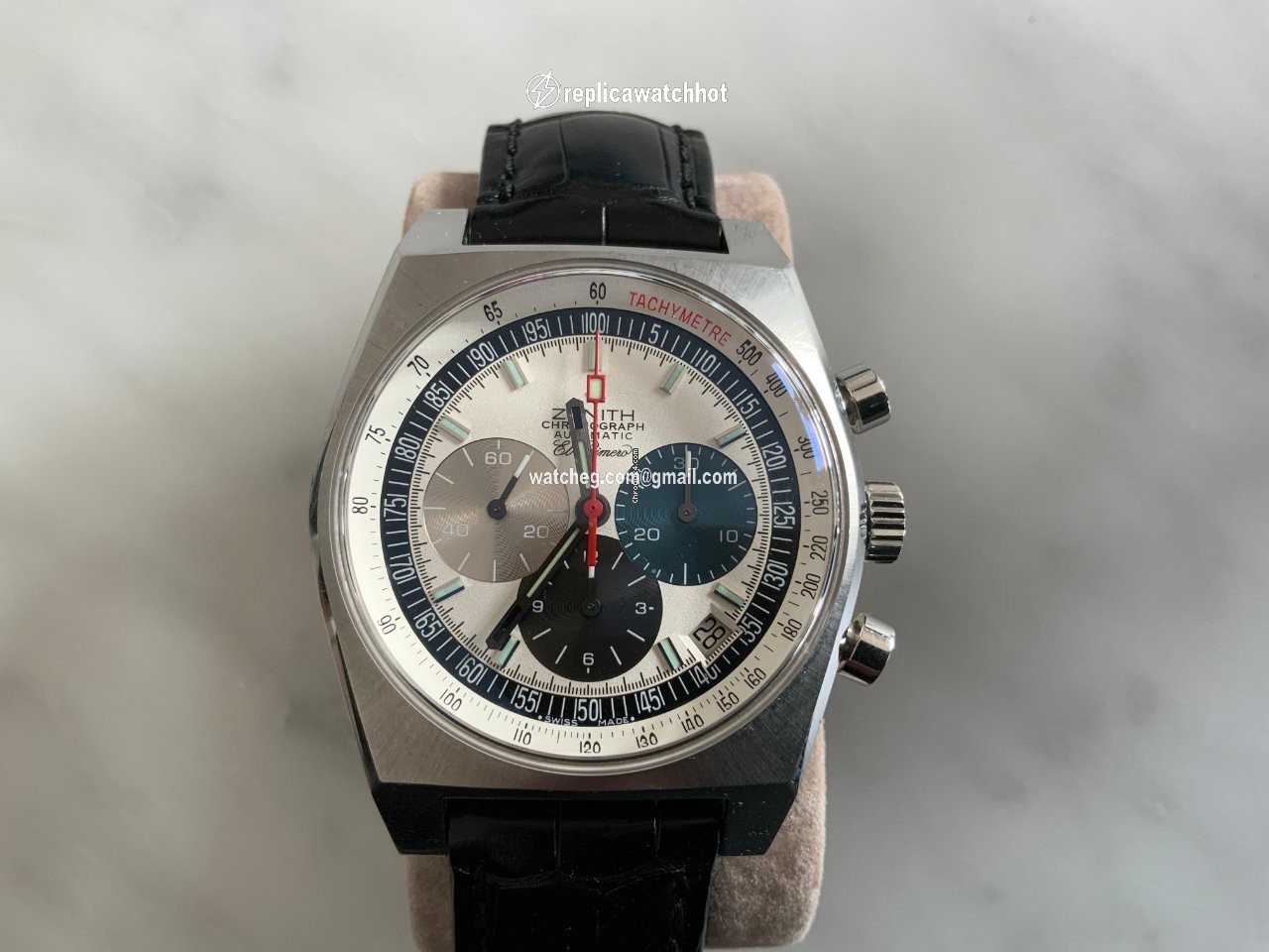 Zenith El Primero New Vintage 1969 Automatic Steel 03.1969.469 01.C490