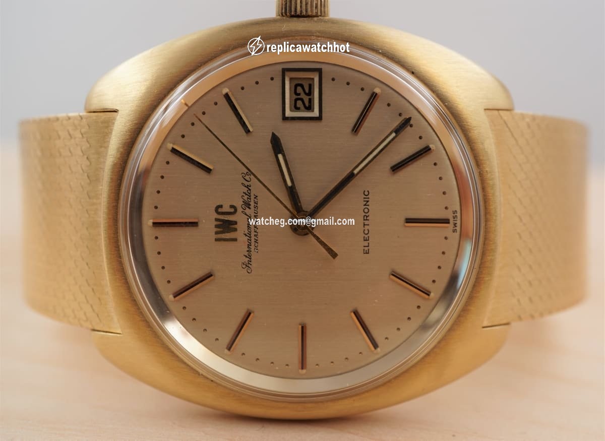 IWC Mens watch Unisex Quartz Yellow gold 9601