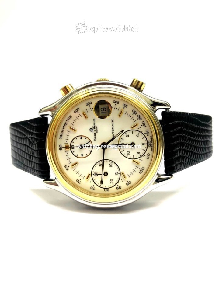 Baume & Mercier Mens watch Unisex Manual winding Gold Steel 6103