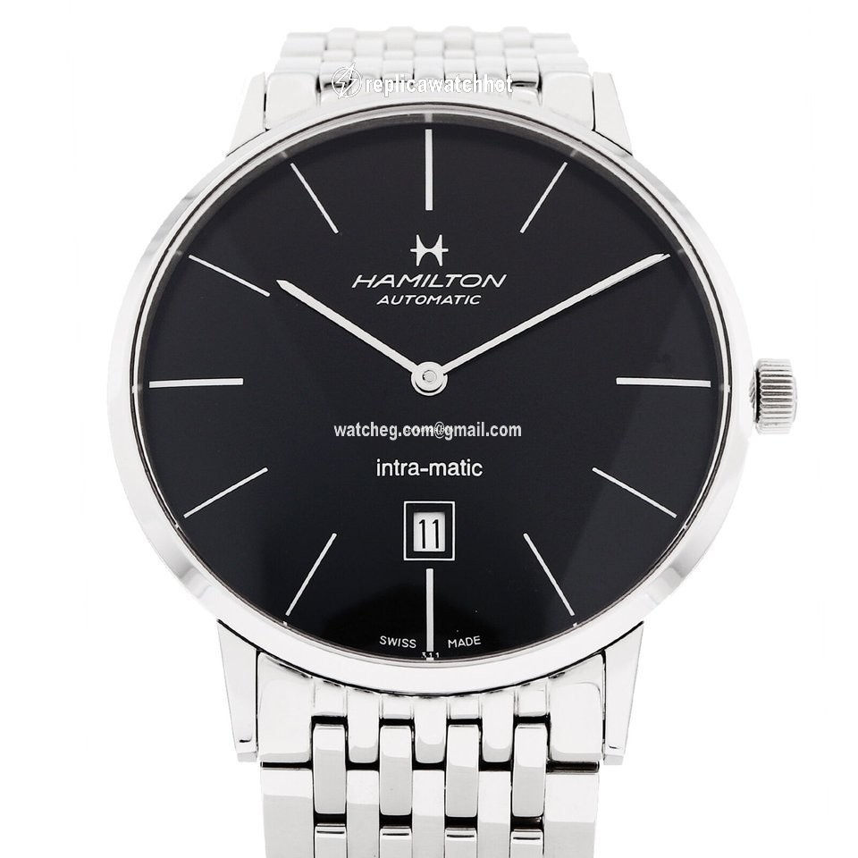 Hamilton Intra-Matic Mens watch Unisex Automatic Steel NUMBER H38755131