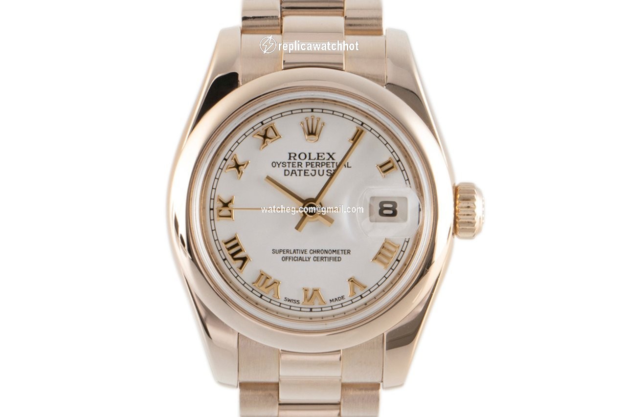 Rolex Lady-Datejust Womens watch Red gold Automatic 179165