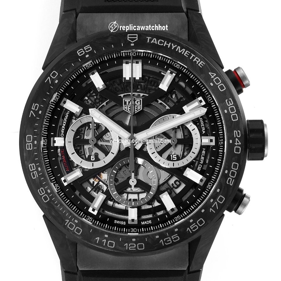 TAG Heuer Carrera Heuer-02T Mens watch Unisex Automatic Carbon CBG2A91.FT6173