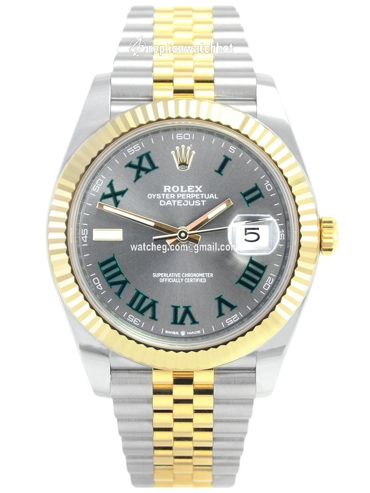 Rolex Datejust 41 Mens watch Unisex Gold Steel Automatic 126333-0020