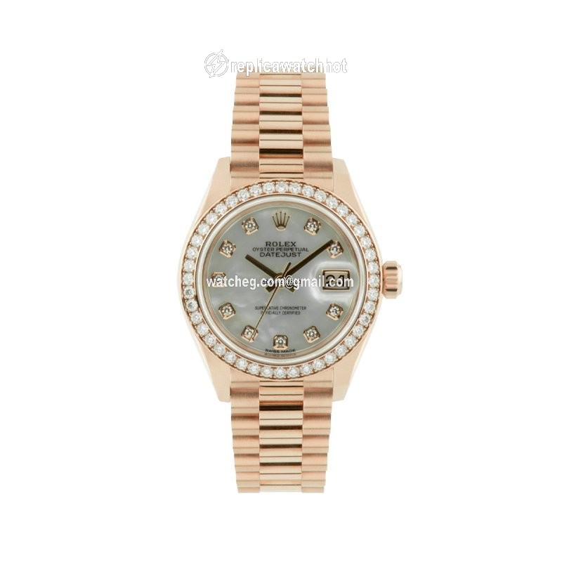 Rolex Lady-Datejust Womens watch Rose gold Automatic 279135RBR