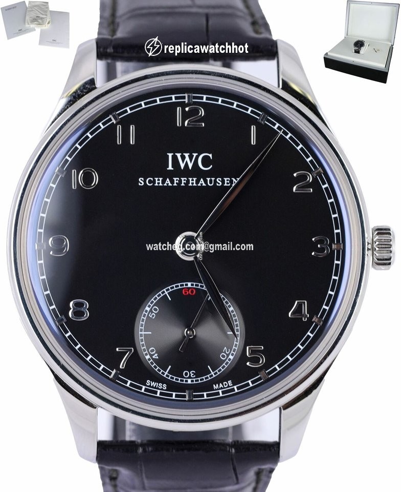 IWC Portuguese Hand-Wound Mens watch Unisex Manual winding Steel IW545407
