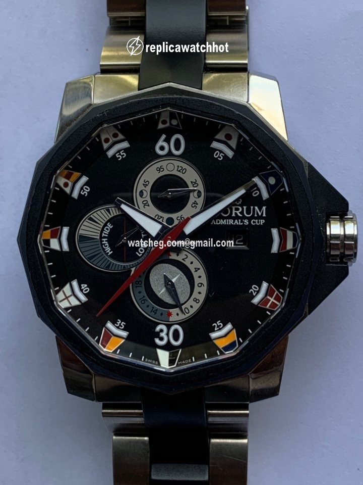 Corum Admirals Cup Seafender Tides 48 Mens watch Unisex Automatic Titanium 277.931.06-V791AN12