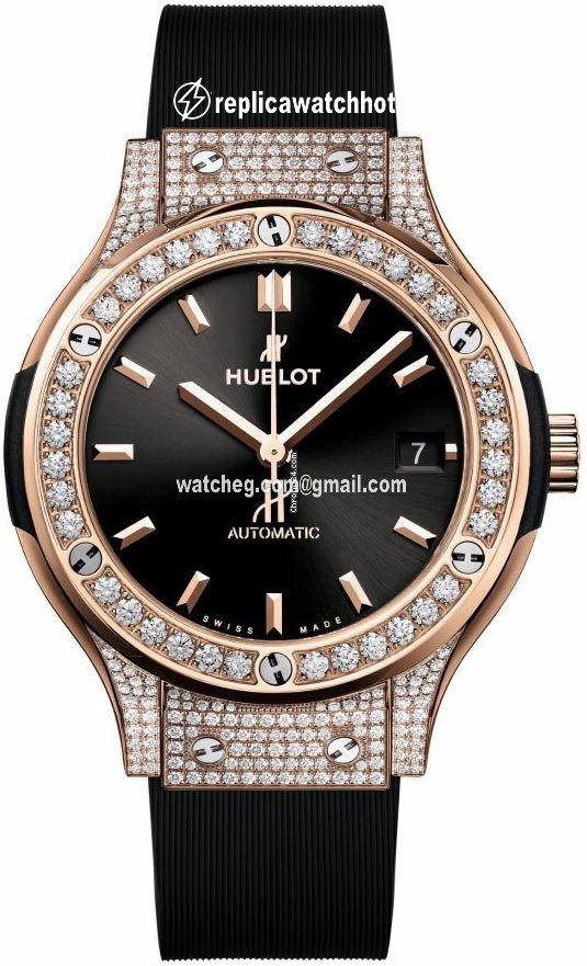 Hublot Classic Fusion 45, 42, 38, 33 mm Womens watch Automatic Rose gold 565.OX.1480.RX.1604