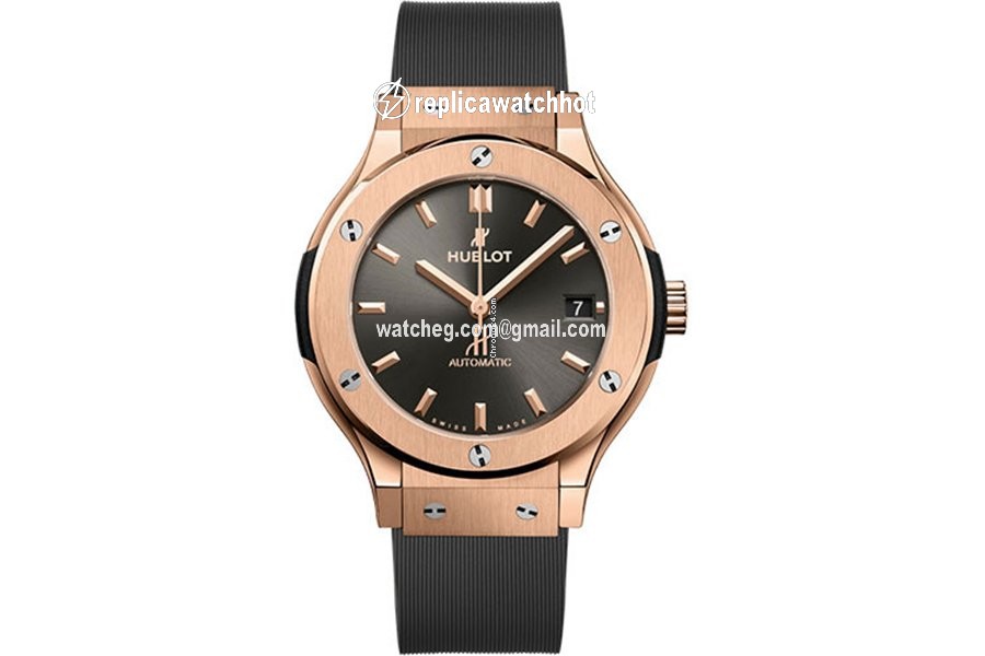 Hublot Classic Fusion Racing Grey Mens watch Unisex Automatic Rose gold 565.OX.7081.RX