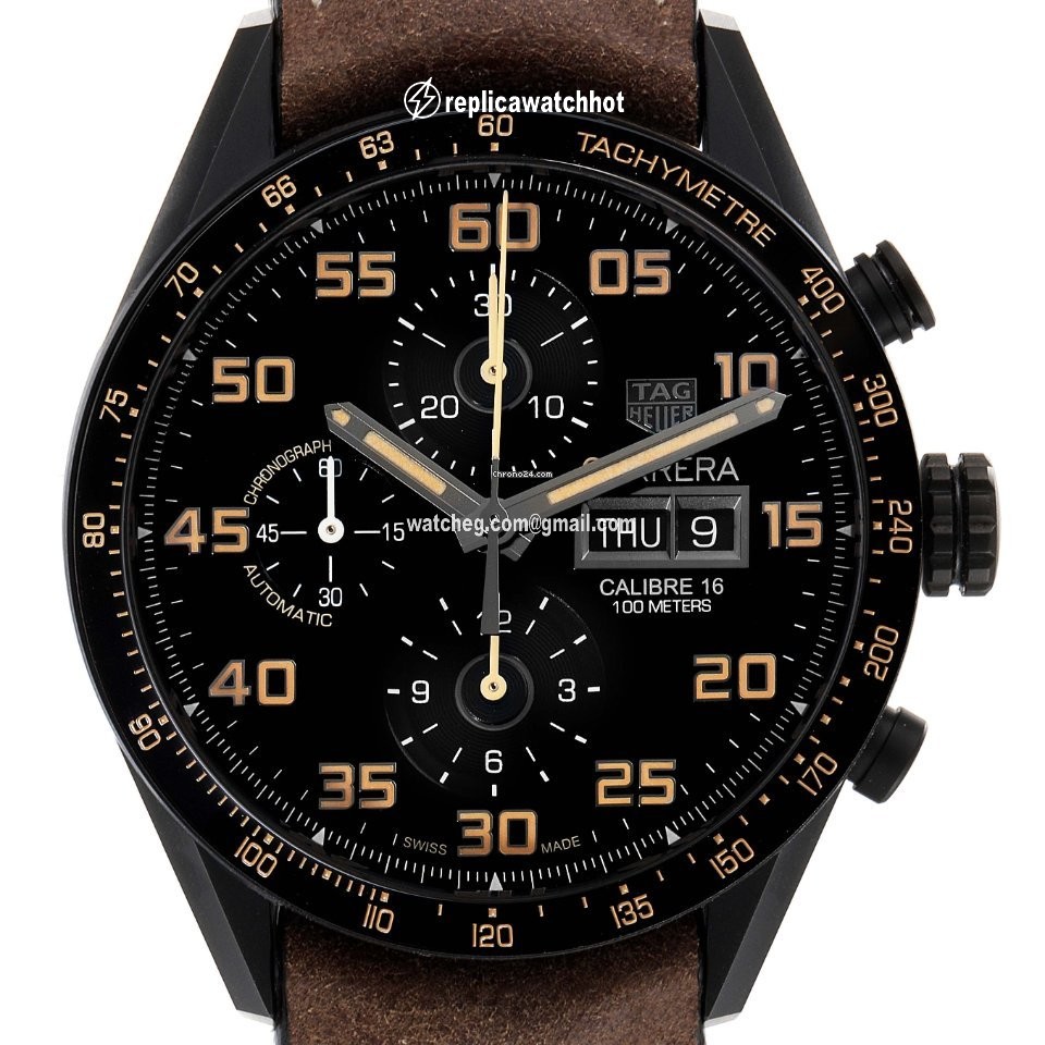 TAG Heuer Carrera Calibre 16 Mens watch Unisex Automatic Titanium CV2A84.FC6394