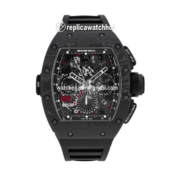 Richard Mille RM 011 Mens watch Unisex Automatic Carbon RM11-02 NTPT