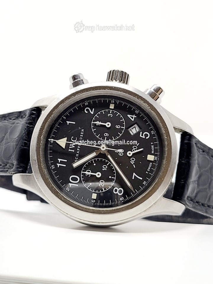 IWC Pilot Chronograph Mens watch Unisex Quartz Steel IW3741