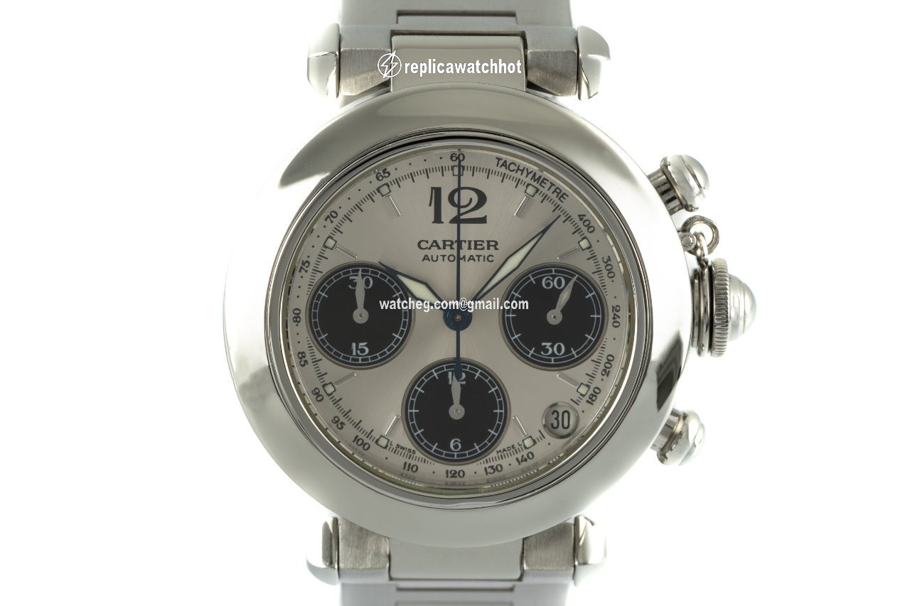 Cartier Pasha C Mens watch Unisex Automatic Steel 2412
