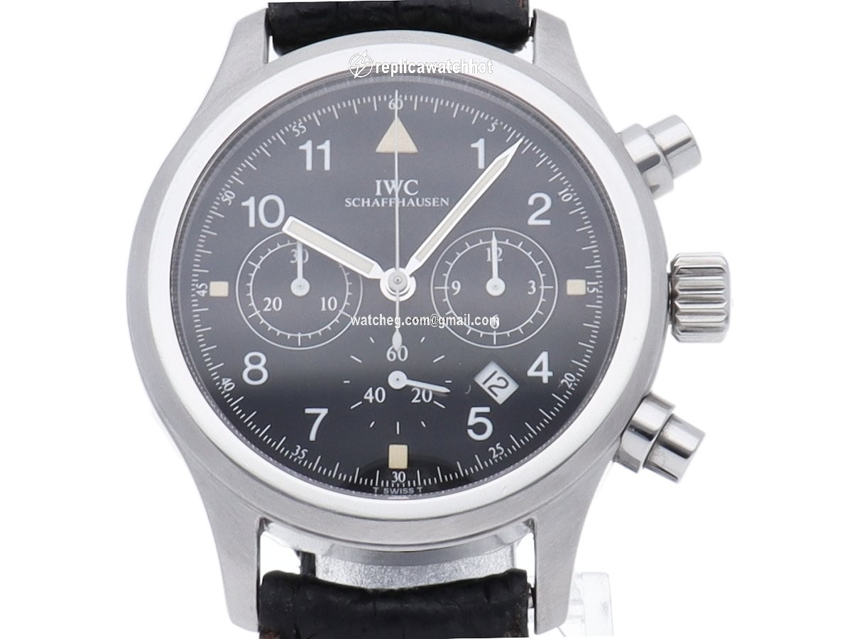 IWC Pilot Chronograph Mens watch Unisex Quartz Steel IW374101