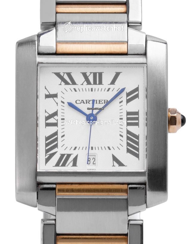 Cartier Tank Francaise Mens watch Unisex Automatic Gold Steel W51005Q4 2302