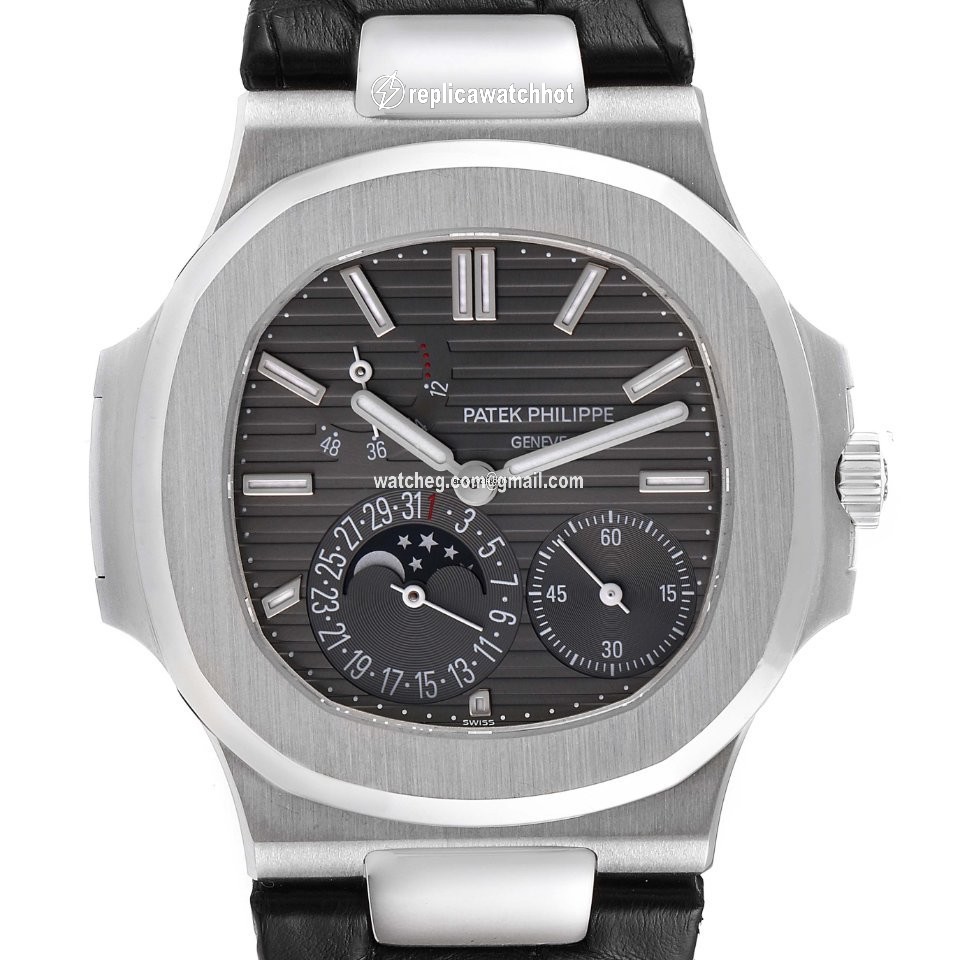 Patek Philippe Nautilus Mens watch Unisex Automatic White gold 5712G 001