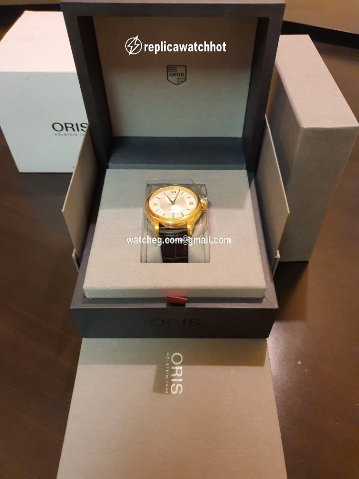Oris Classic Mens watch Unisex Automatic Gold Steel 01 733 7719 4871-07 6 20 32