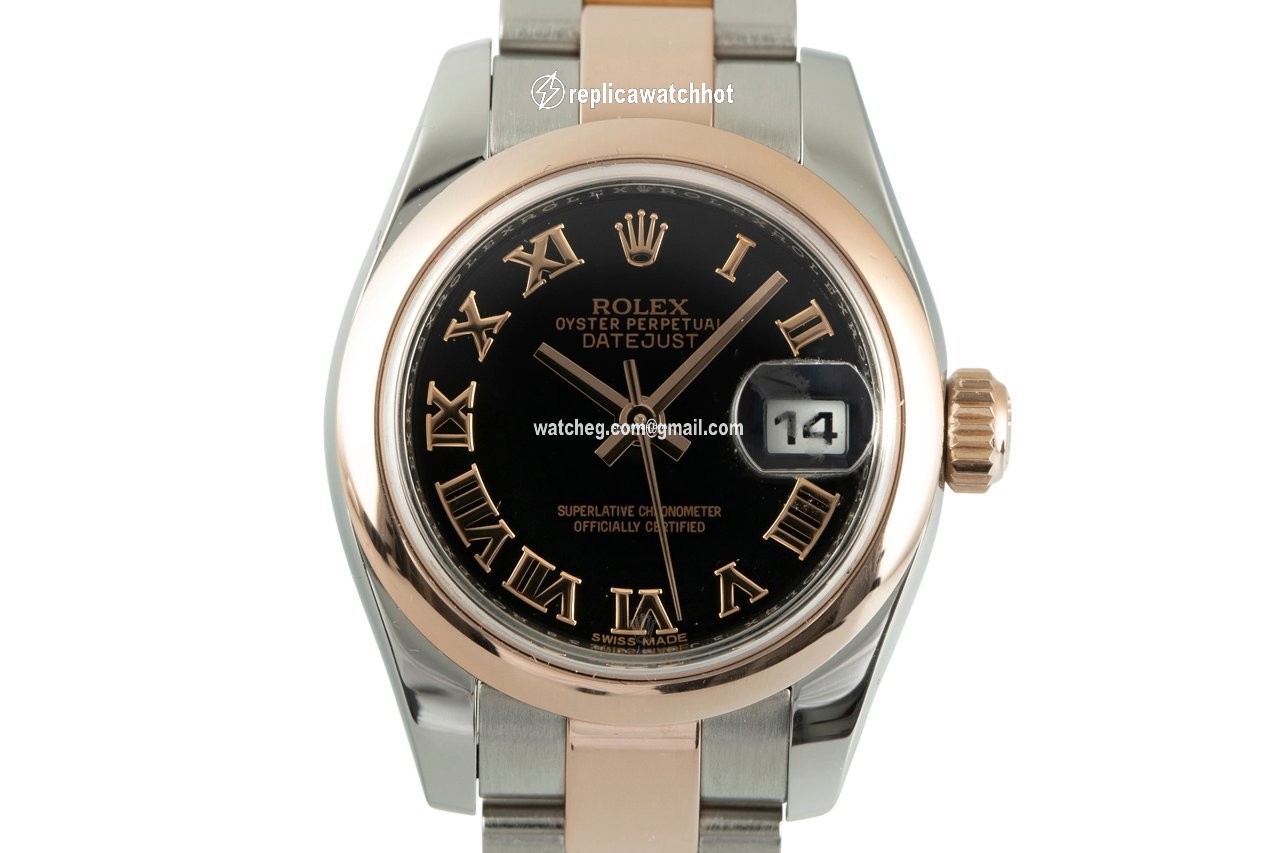 Rolex Lady-Datejust Womens watch Gold Steel Automatic 179161