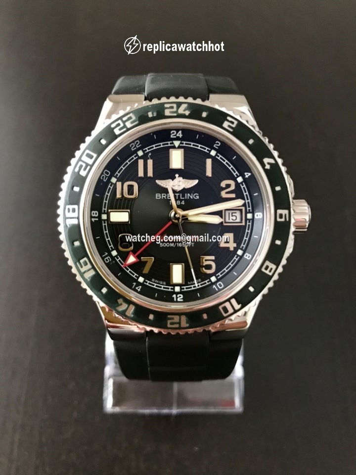 Breitling Superocean GMT Mens watch Unisex Automatic Steel A3238011 BA38