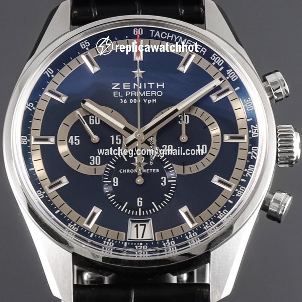 Zenith El Primero 36000 VpH Mens watch Unisex Automatic Steel 03.2041.400 51.C496