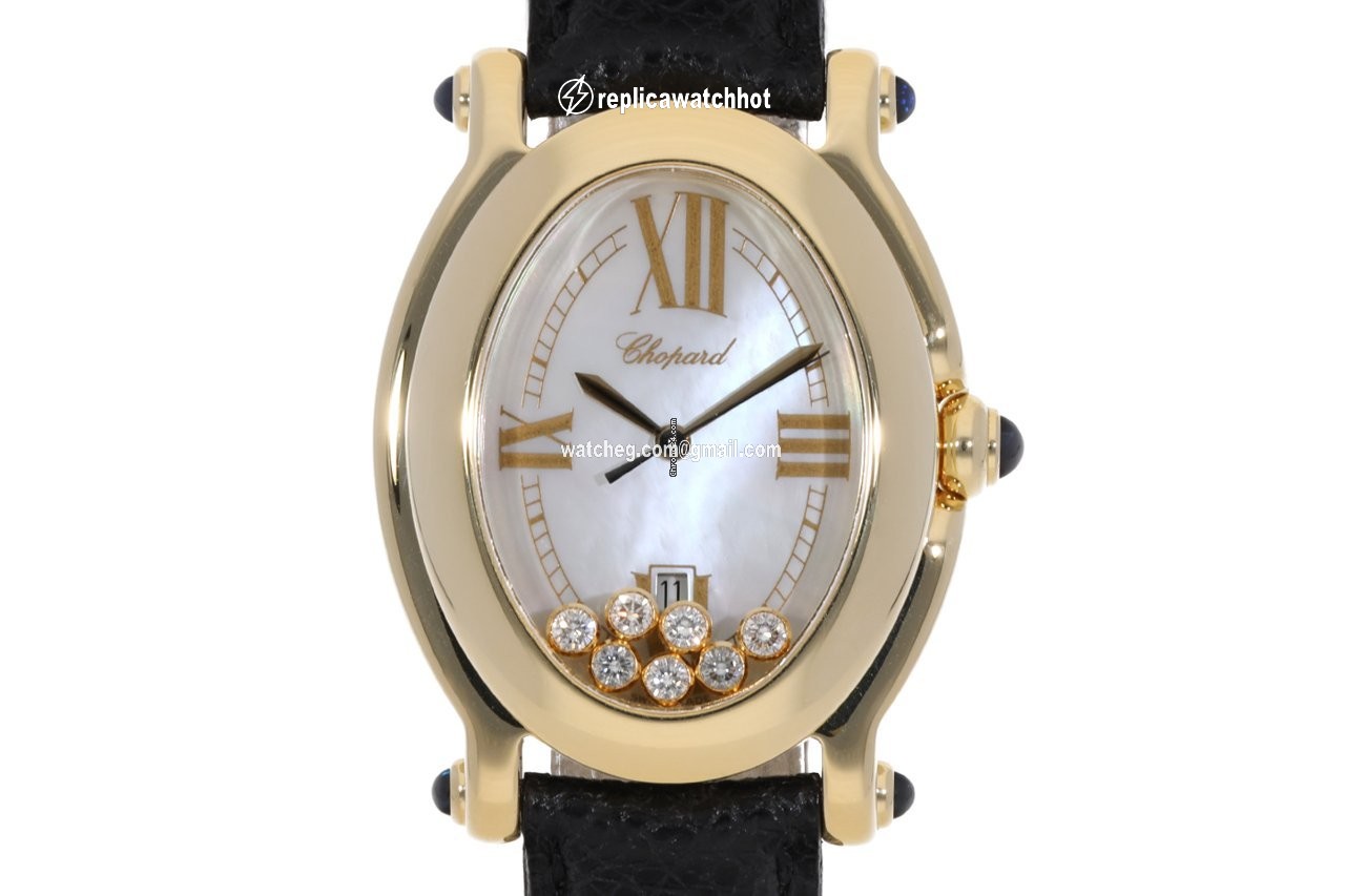 Chopard Happy Sport Womens watch Quartz Yellow gold 27 7000-23