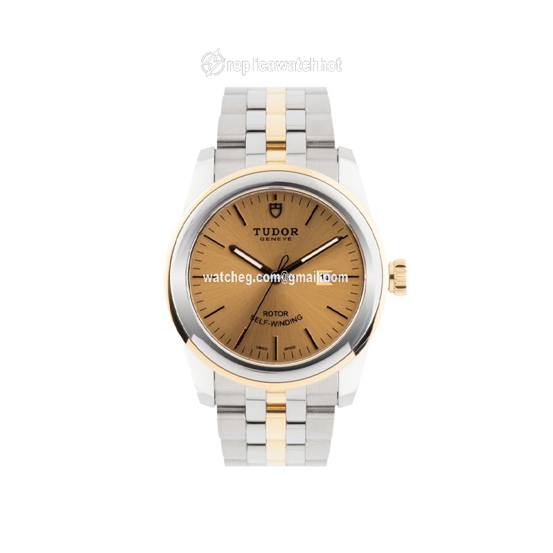 Tudor Glamour Date Womens watch Automatic Gold Steel M53003-0006