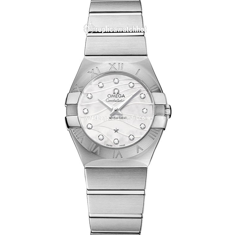 Omega Constellation Quartz Womens watch Quartz Steel 123.10.27.60.55.003