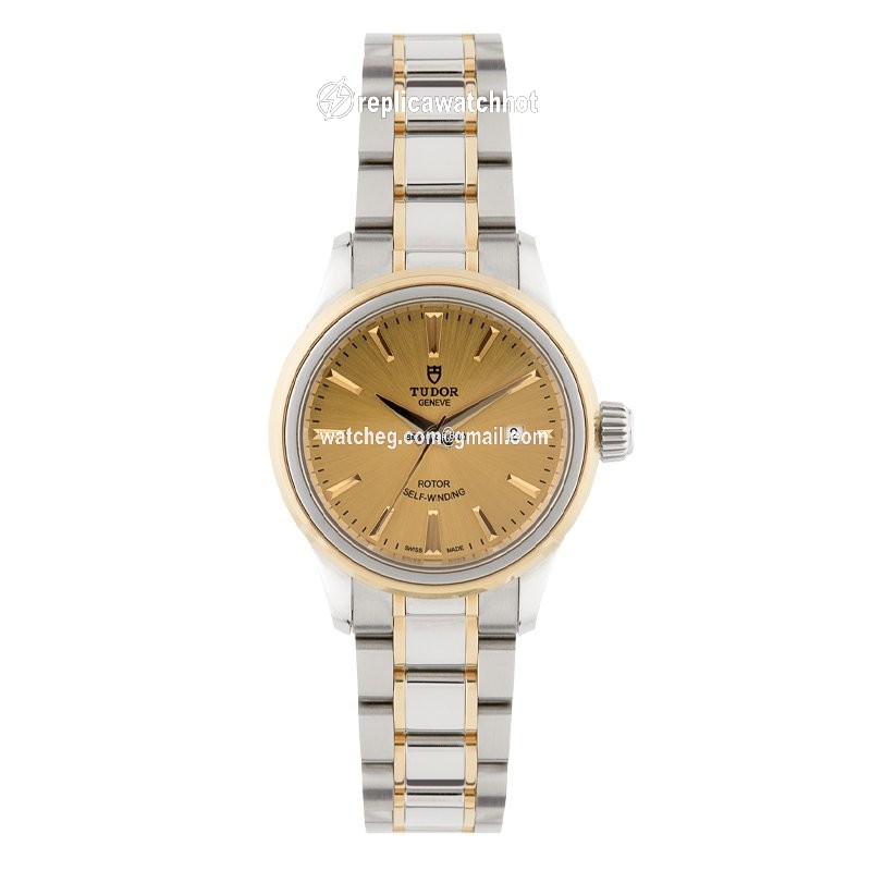 Tudor Style Womens watch Automatic Gold Steel 12103