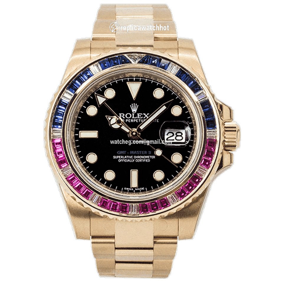 Rolex GMT-Master II Mens watch Unisex Yellow gold Automatic 116748SARU