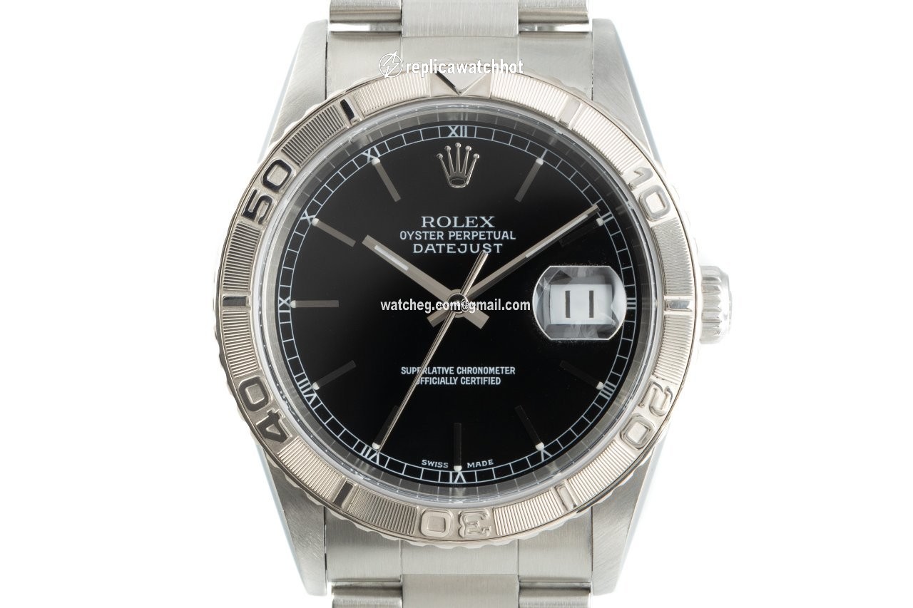 Rolex Datejust Turn-O-Graph Mens watch Unisex Steel Automatic 16264