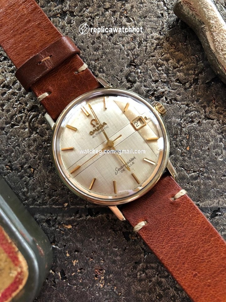 Omega Seamaster DeVille Mens watch Unisex Automatic Gold Steel 14910