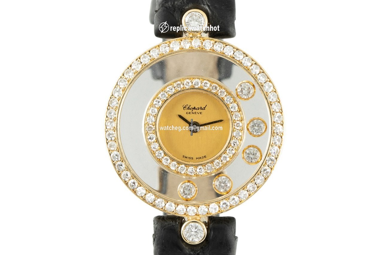 Chopard Happy Diamonds Womens watch Quartz Yellow gold 20 3957-0001