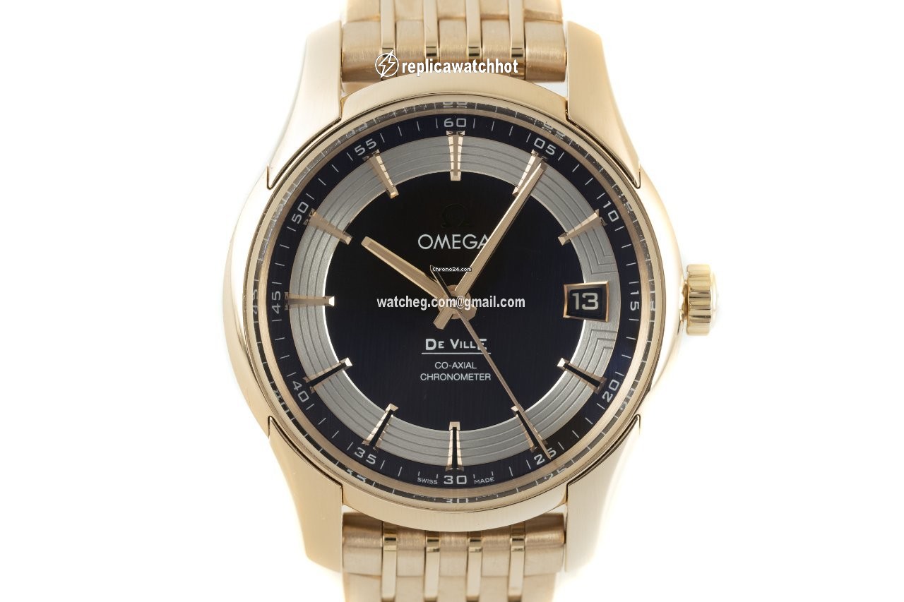 Omega De Ville Hour Vision Mens watch Unisex Automatic Red gold 431.60.41.21.13.001