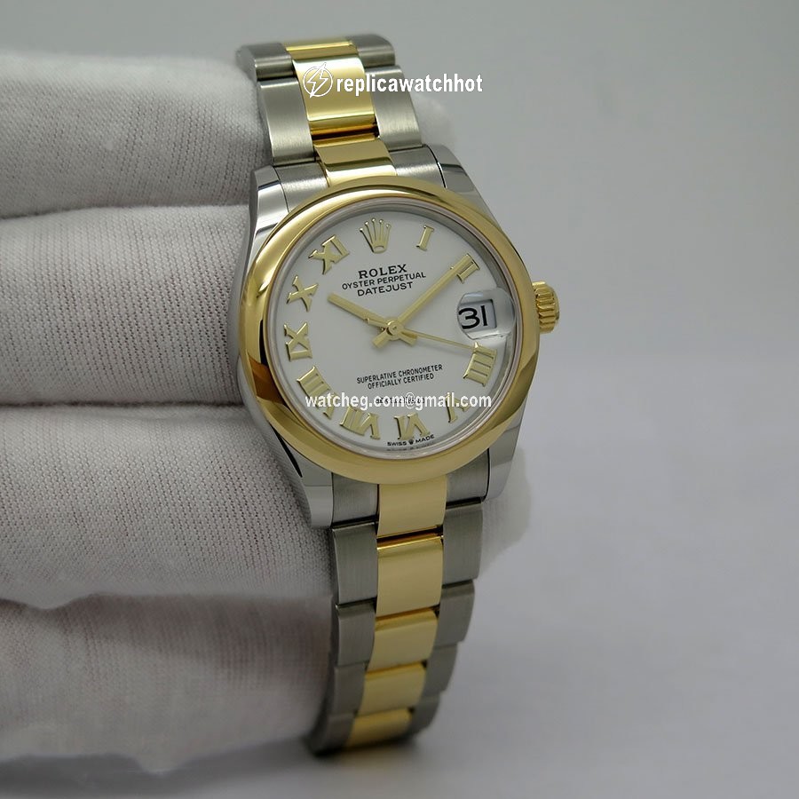 Rolex Datejust 31 Womens watch Gold Steel Automatic 278243